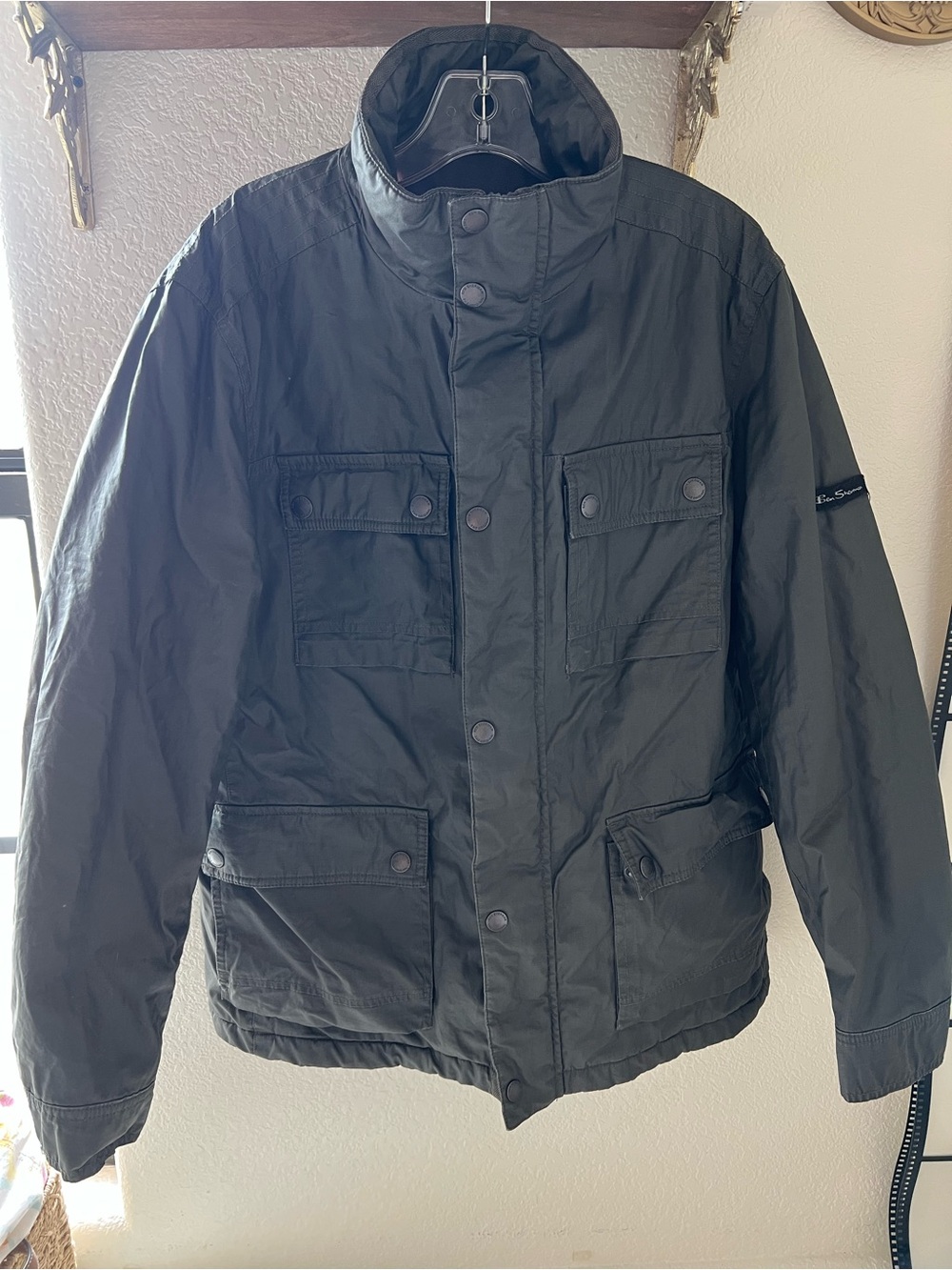 Ben Sherman Men's Green Utility Field Jacket